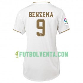 Camiseta de fútbol Mujer Real Madrid Karim Benzema 9 1ª equipación 2019/2020